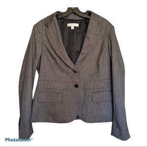 New York & Company Stretch Herringbone Blazer 14
